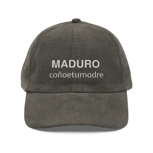"Maduro Coñoetumadre" Vintage Brown Cap