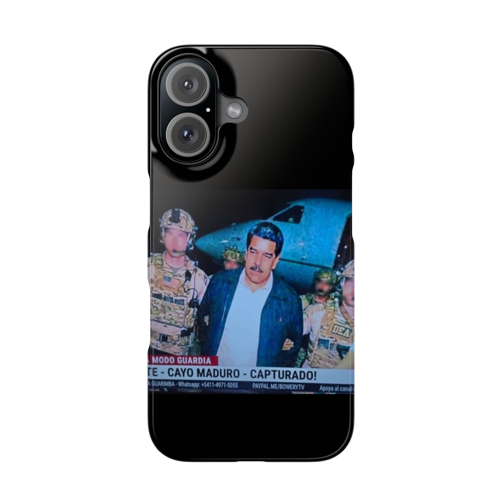 Nicolas Maduro Captured - Phone Case