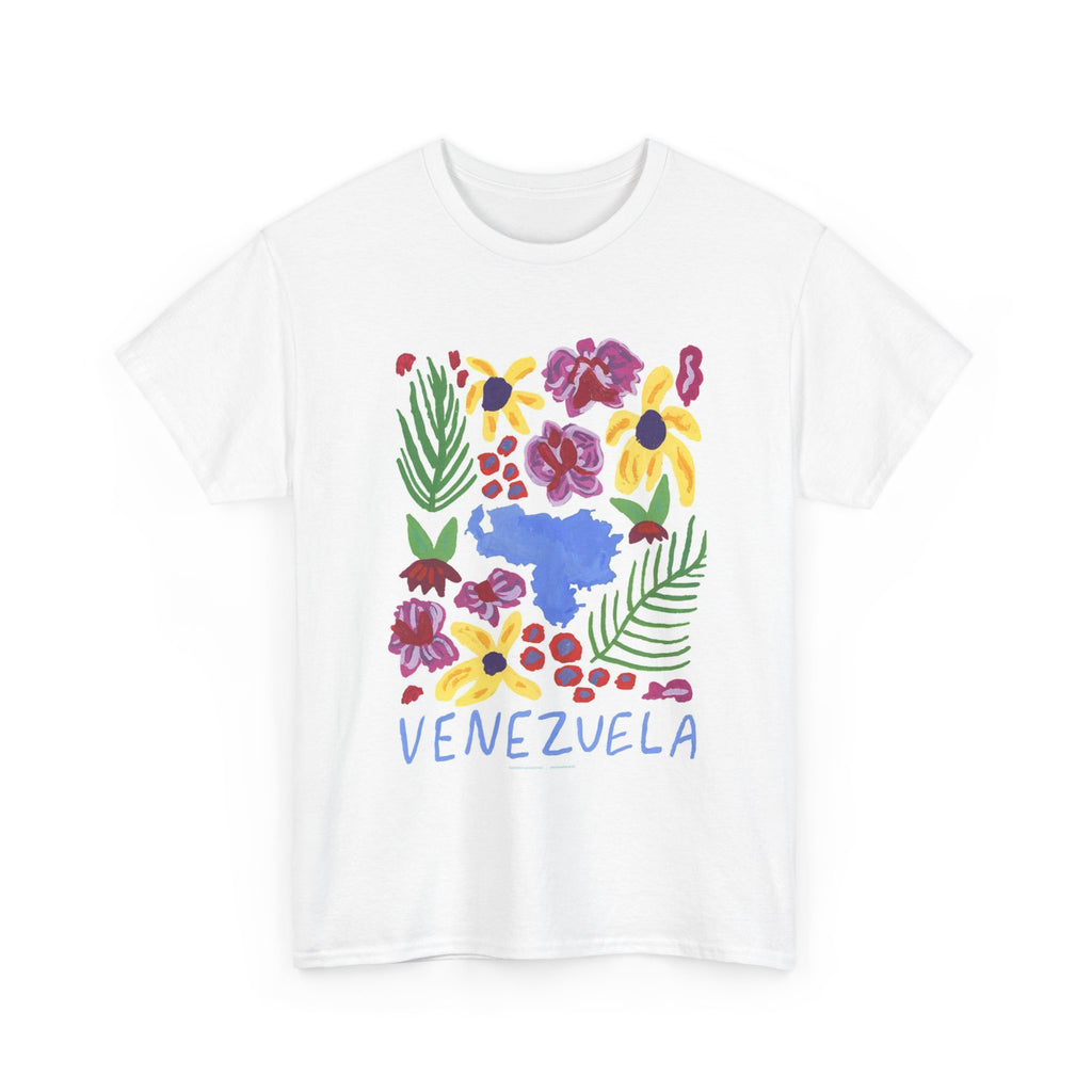 Venezuela Floral Map T-Shirt